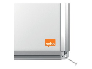 Sienas tāfele alumīnija rāmī Nobo Premium Plus, 240x120 cm, emaljēta virsma, balta 