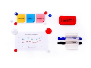 Sienas tāfele alumīnija rāmī projektoram, emaljēta, balta, 200x100cm