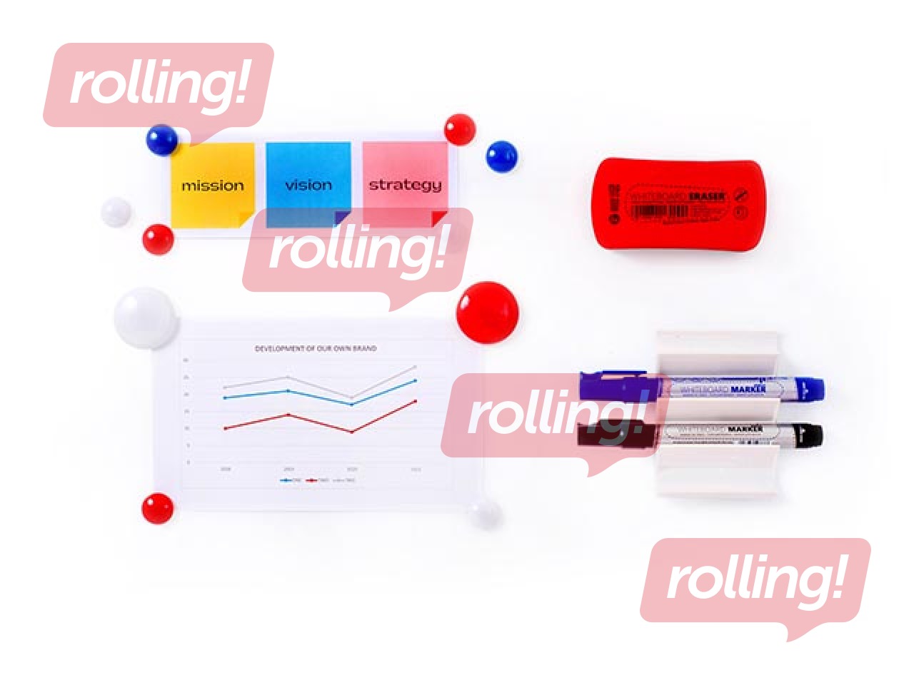 Sienas tāfele alumīnija rāmī projektoram, emaljēta, balta, 180x120cm