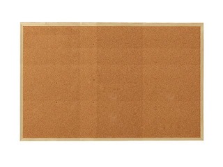 Korķa tāfele koka rāmī Esselte, 40x60 cm