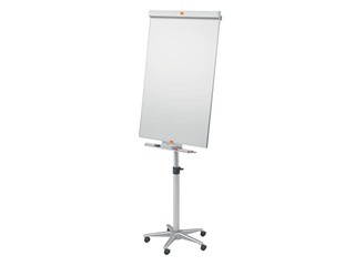 Tāfele uz riteņiem Flipchart Nobo Nano Clean™, lakota, 67 x 100 cm