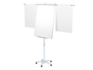 Tāfele uz riteņiem Flipchart Nobo Impression Pro, lakota, 67 x 100 cm