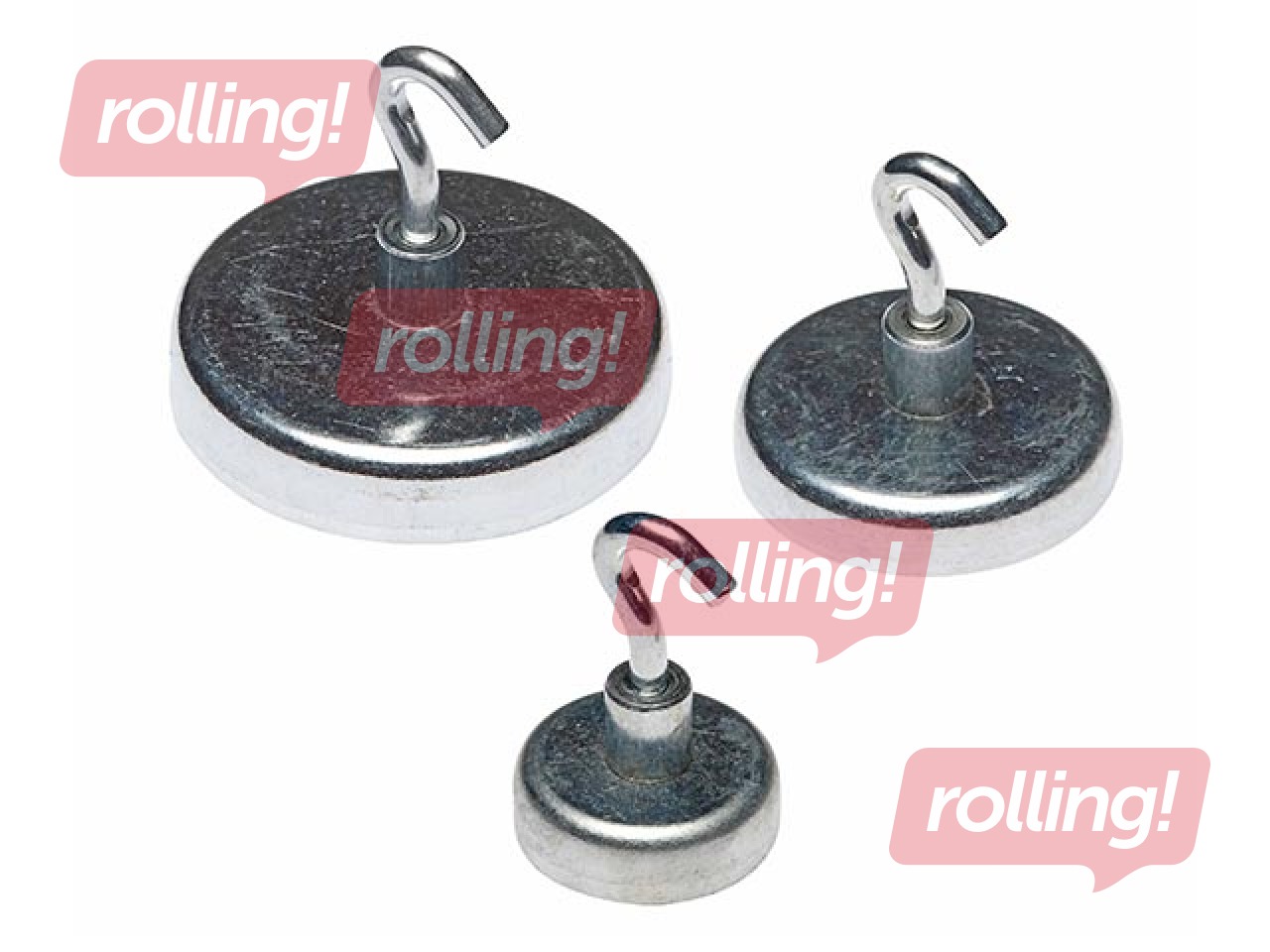 Magnēts ar āķi, Ø25mm