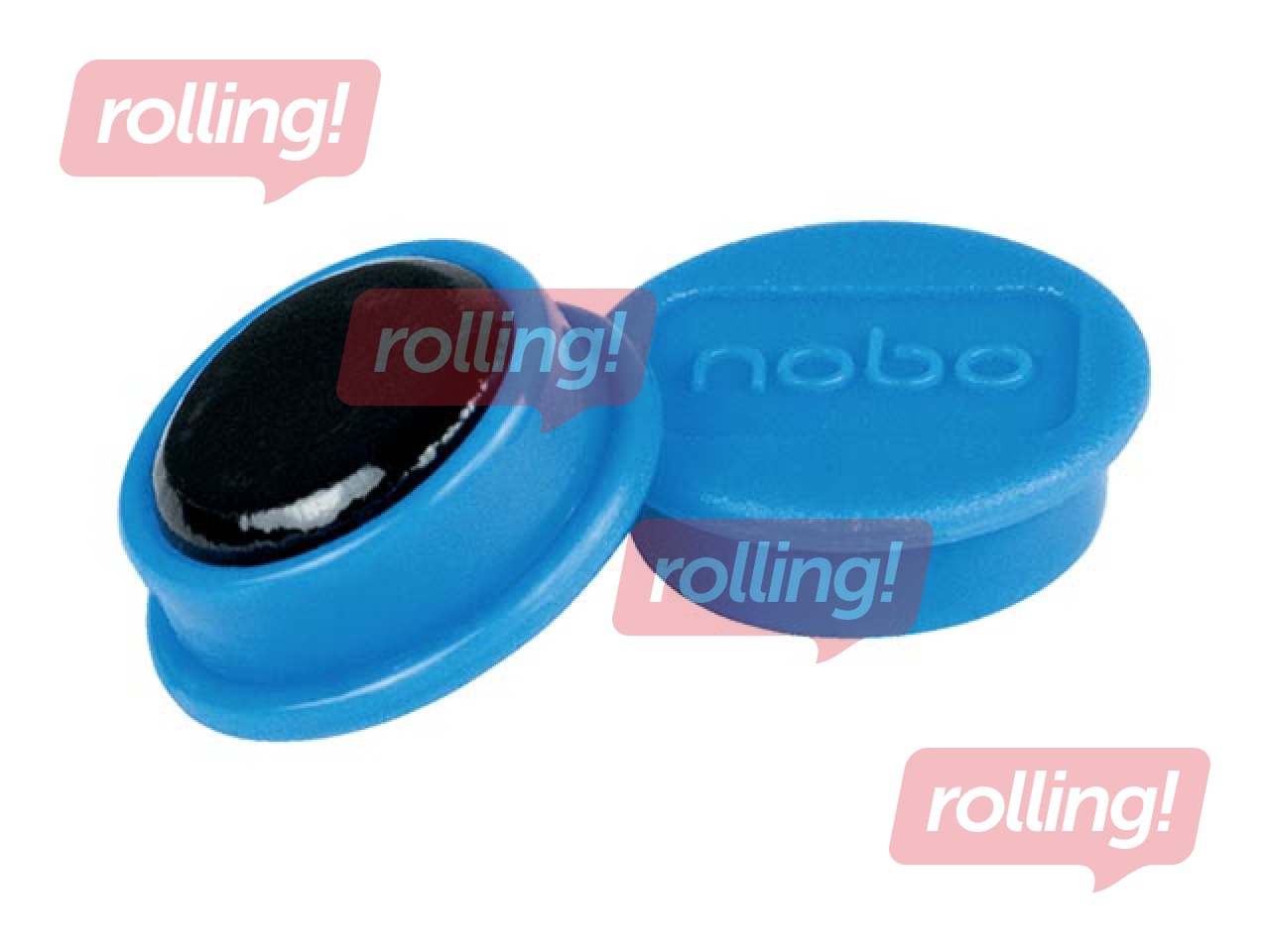 Magnēti Nobo, 13 mm, 10 gab., zili