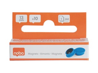 Magnēti Nobo, 13 mm, 10 gab., zili
