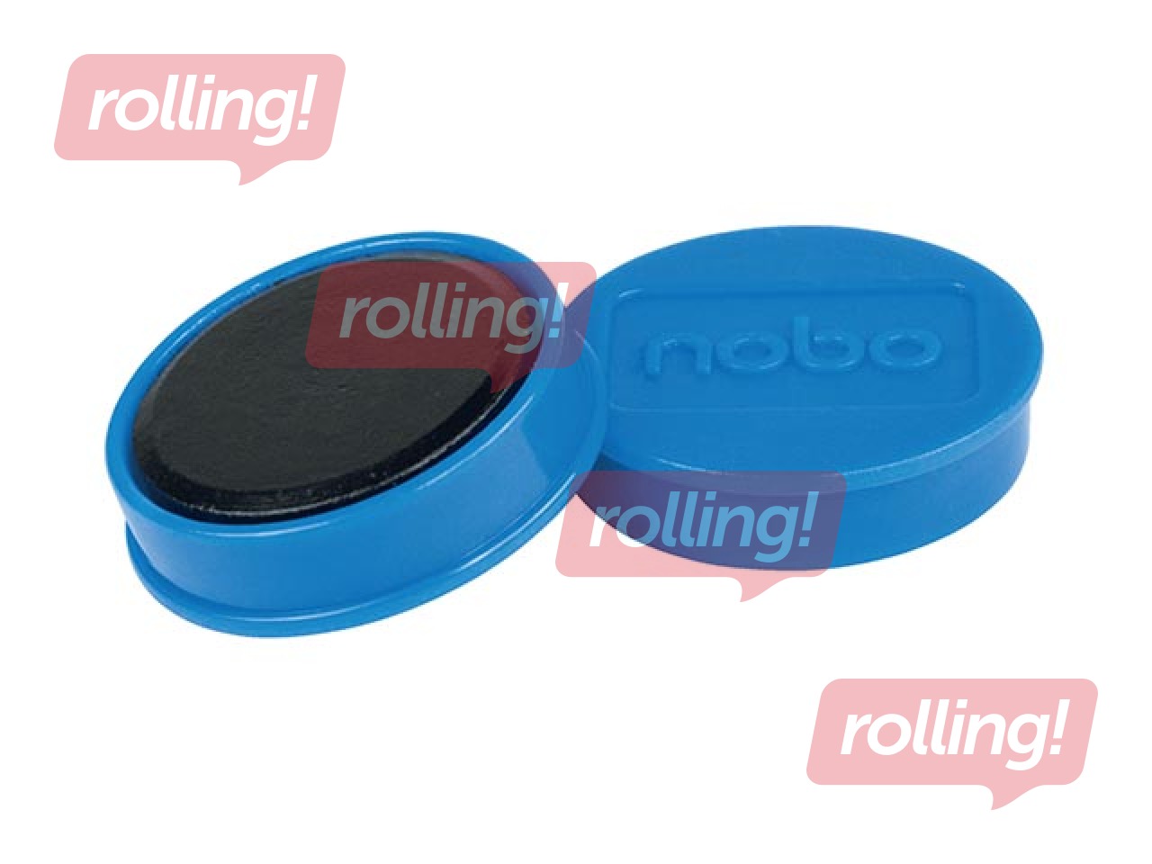 Magnēti Nobo, 32 mm, 10 gab., zili