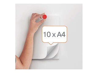 Magnēti Nobo, 38 mm, 10 gab., 1.5 kg, sarkani