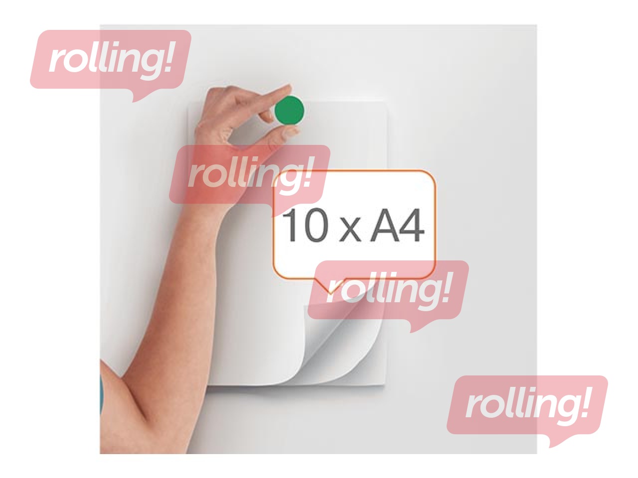 Magnēti Nobo, 38 mm, 10 gab., 1.5 kg, zaļi