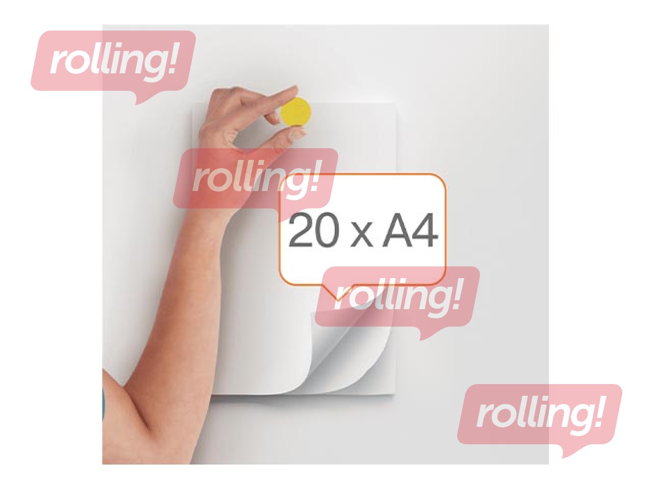 Magnēti Nobo, 38 mm, 10 gab., 2.5 kg, dzelteni