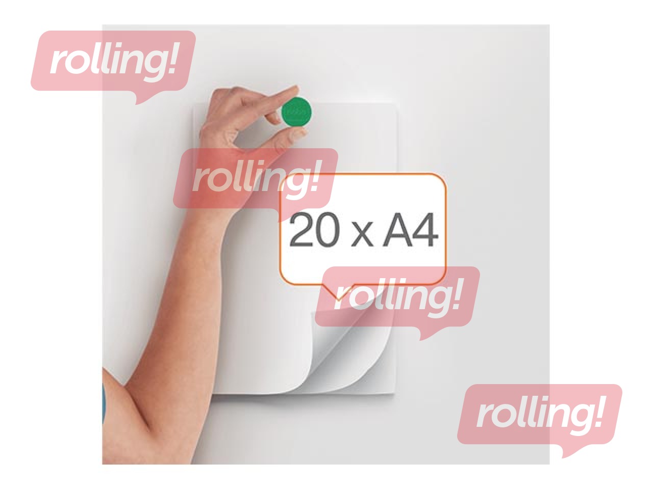 Magnēti Nobo, 38 mm, 10 gab., 2.5 kg, zaļi