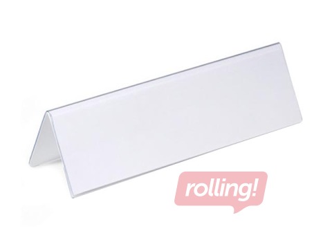 Galda kartes turētājs, 105/210 x 297 mm, caurspīdīgs