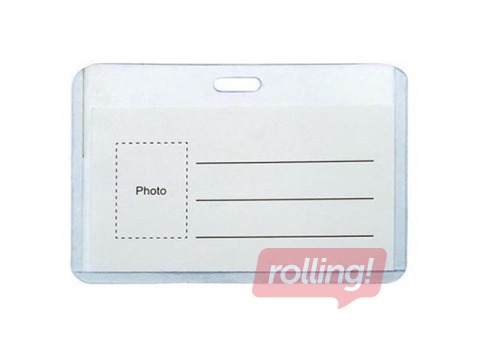 Identifikācijas kartes turētājs Forpus bez stiprinājuma, 90x55mm, horizontāls