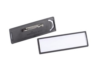 Identifikācijas karte ar adatu Durable, 17 x 67 mm, pelēka