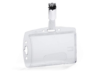 Identifikācijas kartes turētājs Durable, ar klipsi, 54x85mm