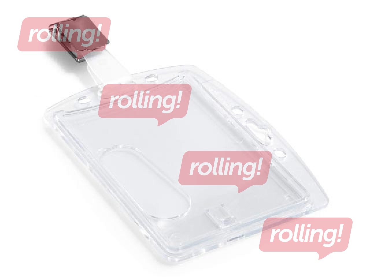 Identifikācijas kartes turētājs Durable, ar klipsi, 54x85mm