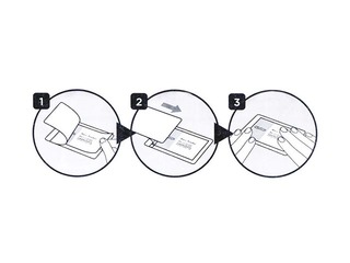 Pašlaminējošs identifikācijas kartes turētājs Centrum, 66 x 100 mm, 8 gab