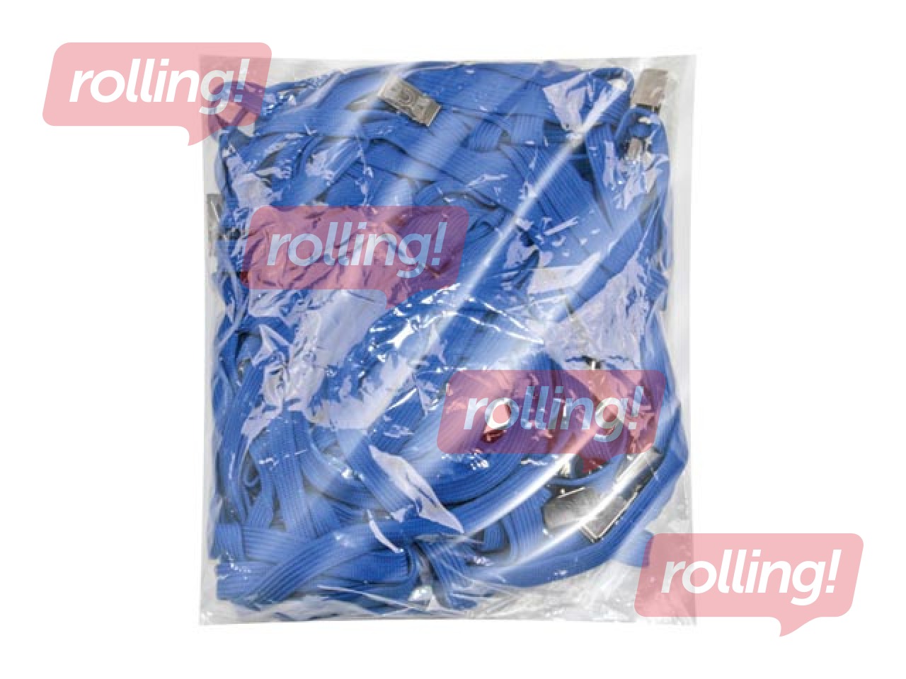 Identifikācijas karte ar zilu lentu Forofis, vertikāla, 90x58mm