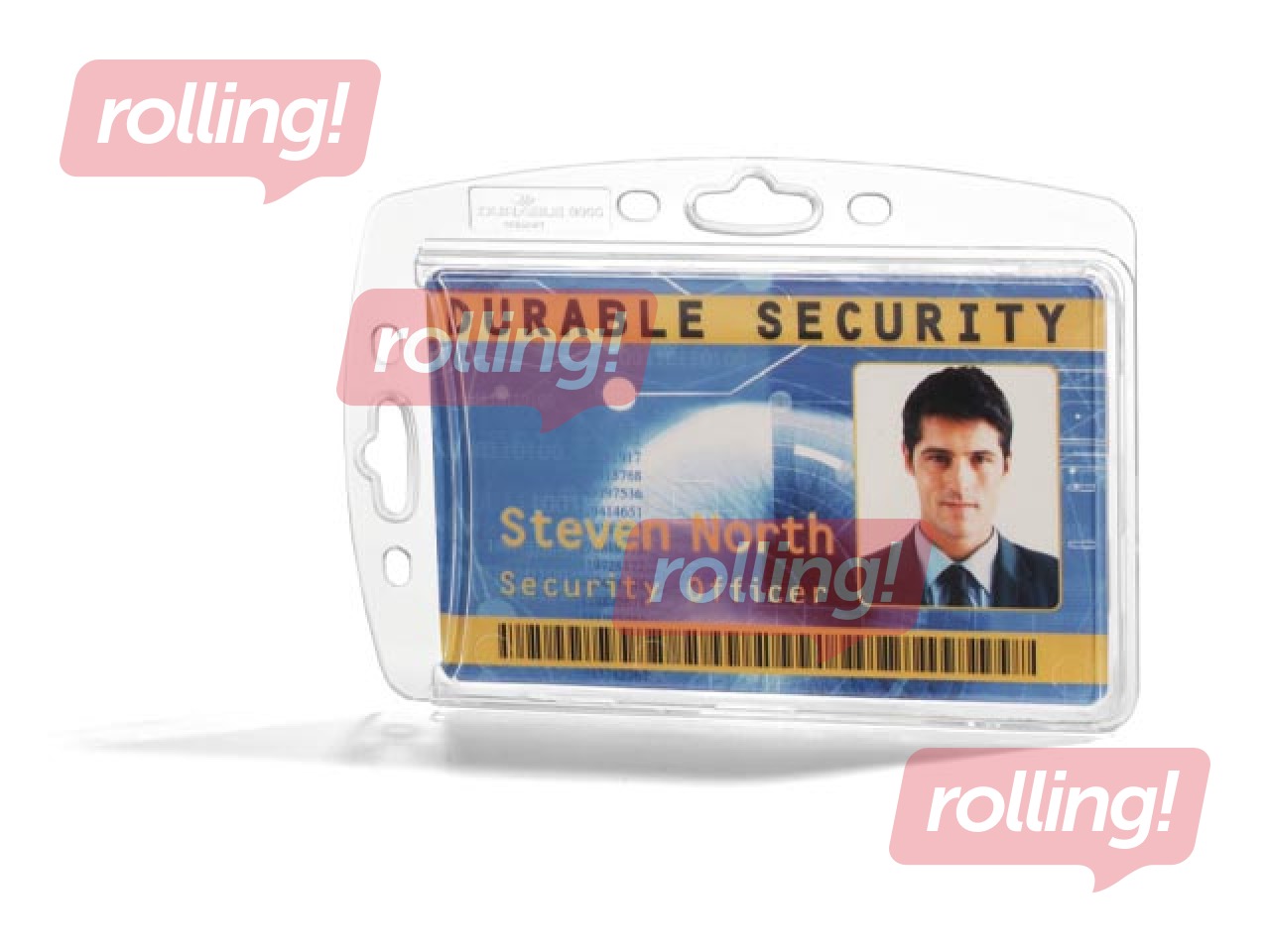 Identifikācijas kartes turētājs Durable, vienai ID kartei, 54x85mm