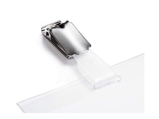 Identifikācijas karte ar klipsi Durable, vertikāla, 60x90mm