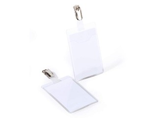 Identifikācijas karte ar klipsi Durable, vertikāla, 60x90mm