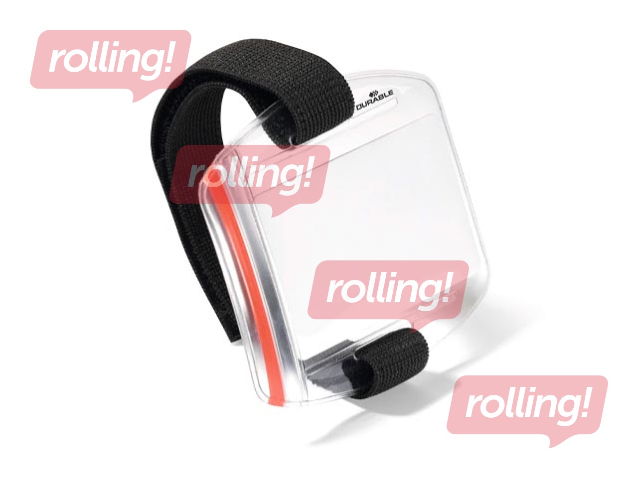 Identifikācijas kartes turētājs Durable, Outdoor, ar rokas saiti, 54x90mm, 10 gab.