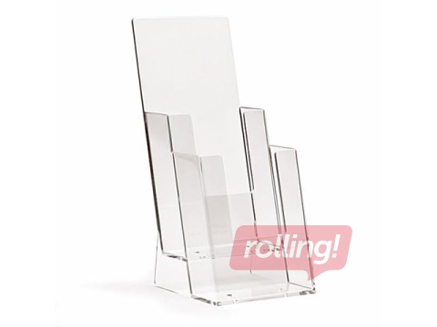 Bukletu turētājs 1/3 no A4 ar 2 kabatām