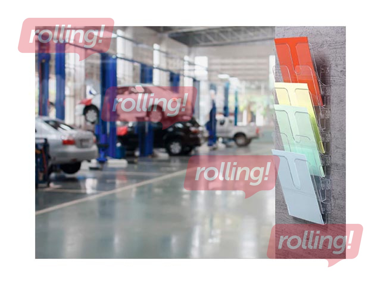 Prospektu turētājs Durable Flexiplus 6, A4, caurspīdīgs, vertikāls