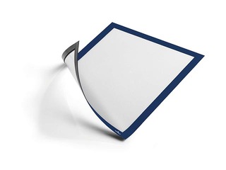 Magnētiska informācijas kabata Duraframe, A4, ar tumši zilu rāmi, 5 gab.