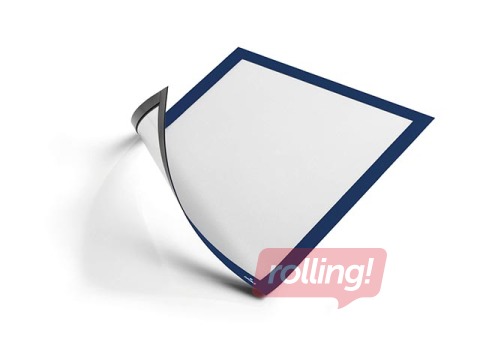 Magnētiska informācijas kabata Duraframe, A4, ar tumši zilu rāmi, 5 gab.