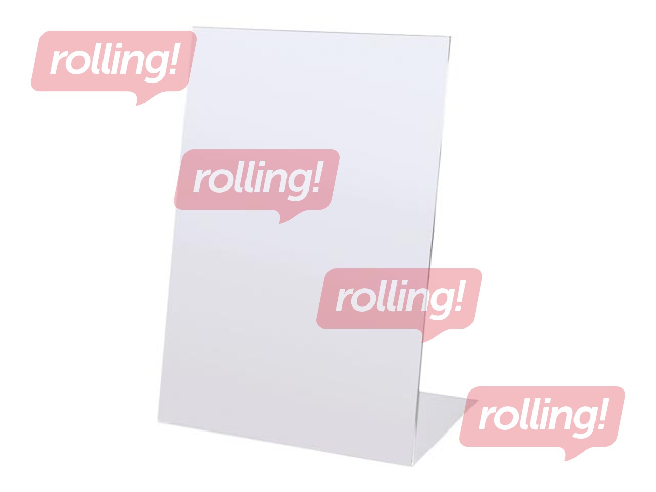 Prospektu turētājs A3, L veida, vertikāls