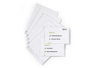 Papīrs informatīvai plāksnei Durable Info, 210 x 148.5 mm, balts