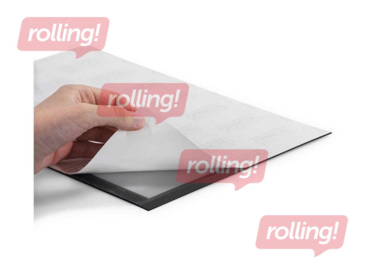 Informācijas kabata, pašlīpoša Duraframe  A5, ar melnu rāmi, 2 gab