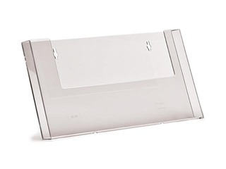Bukletu turētājs A4, horizontāls, stiprināms pie sienas