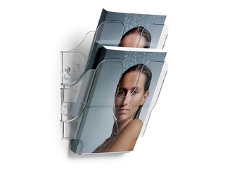 Prospektu turētājs Durable Flexiplus 2, A5, caurspīdīgs, vertikāls