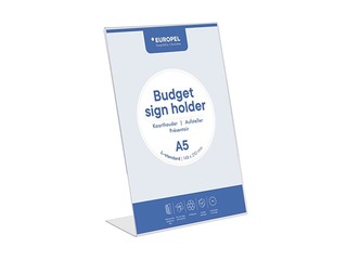 Prospektu turētājs Europel, A5, L veida, vertikāls