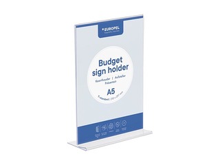 Prospektu turētājs Europel, A5, T - veida, vertikāls