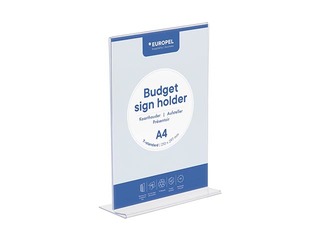 Prospektu turētājs Europel, A4, T - veida, vertikāls
