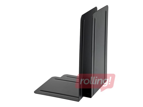 Grāmatu turētājs Alco, 13x24x14 cm, metāla, melns, 1 gab