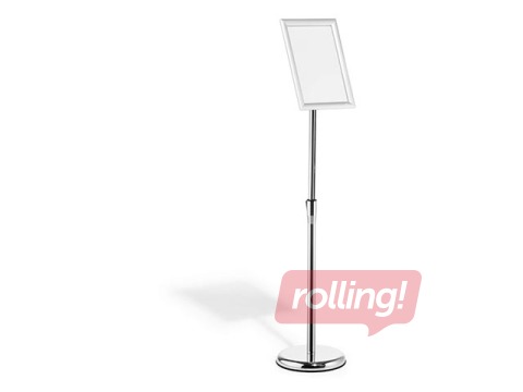 Informācijas statīvs ar alumīnija rāmi Durable, A4, grīdas