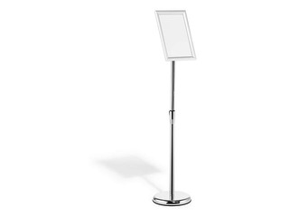 Informācijas statīvs ar alumīnija rāmi Durable, A4, grīdas