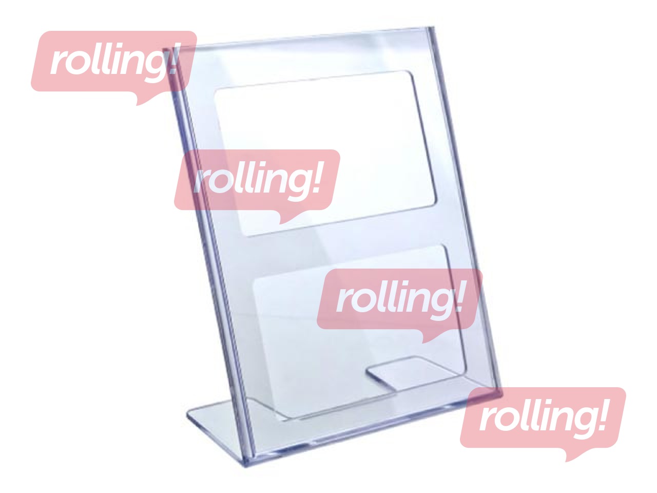 Prospektu turētājs, L-veida, A6, vertikāls