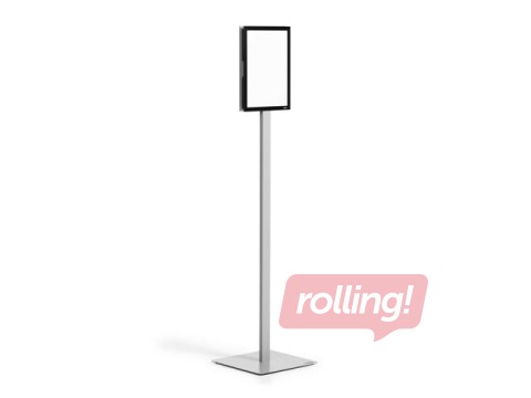 Informācijas statīvs ar metāla plāksni, Durable, grīdas, A4