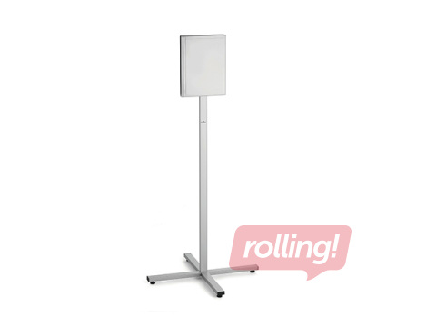 Informācijas statīvs ar metāla plāksni, Durable, grīdas, ūdensizturīgs, A4