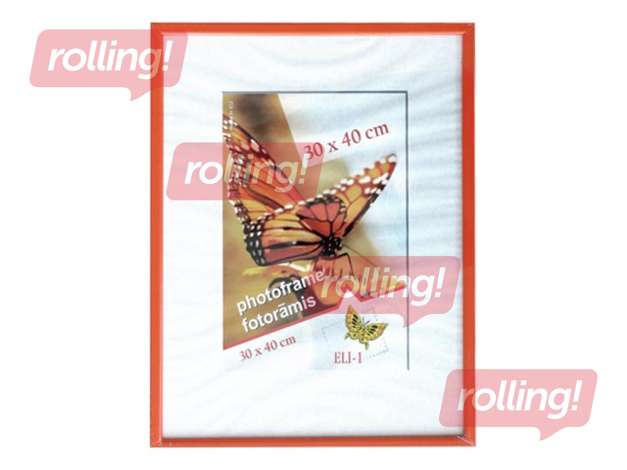 Foto rāmis Aura, A3, plastikāta, oranžs