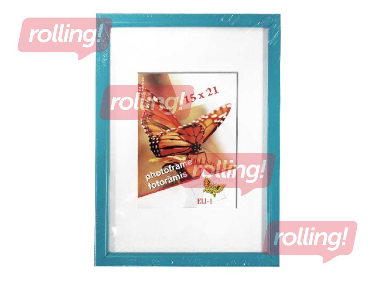 Foto rāmis Aura, A5, plastikāta, gaiši zils