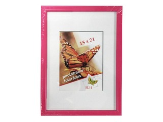 Foto rāmis Aura, A5, plastikāta, rozā