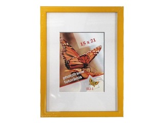 Foto rāmis Aura, A5, plastikāta, dzeltens