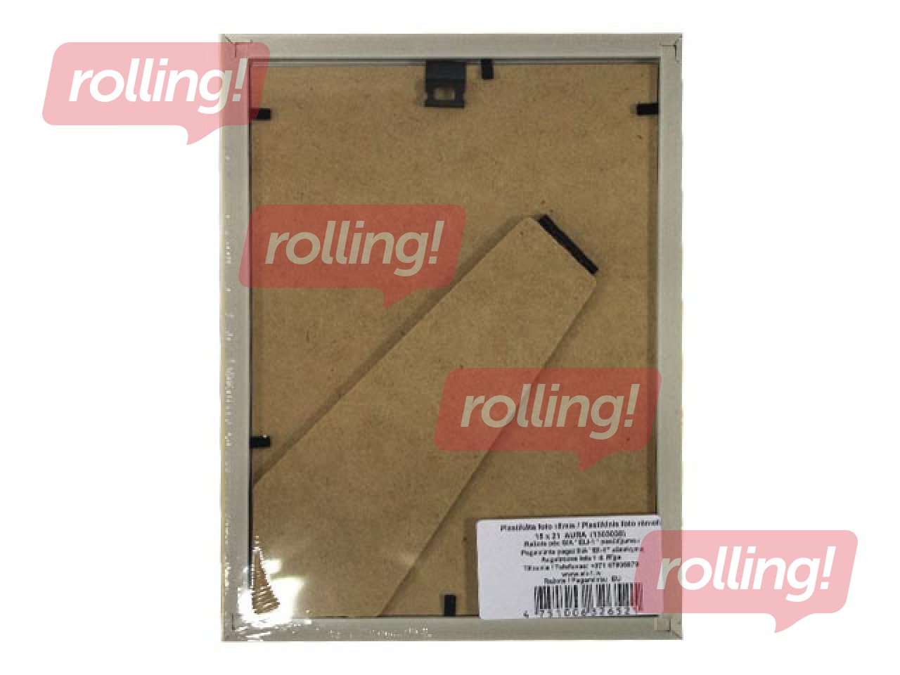 Foto rāmis Aura, A5, plastikāta, dzeltens