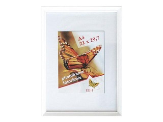 Foto rāmis Spring, A4, koka, balts