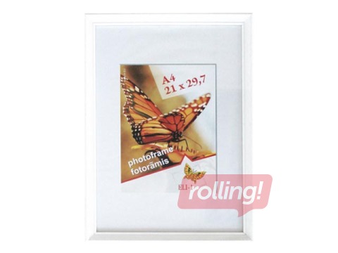 Foto rāmis Spring, A4, koka, balts